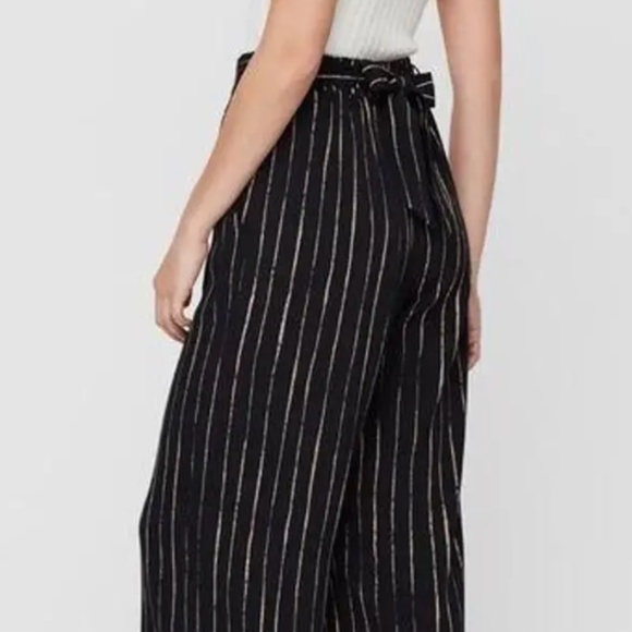 Aritzia Wilfred‎ Faun Striped Wide Leg Pants - Picture 1 of 10